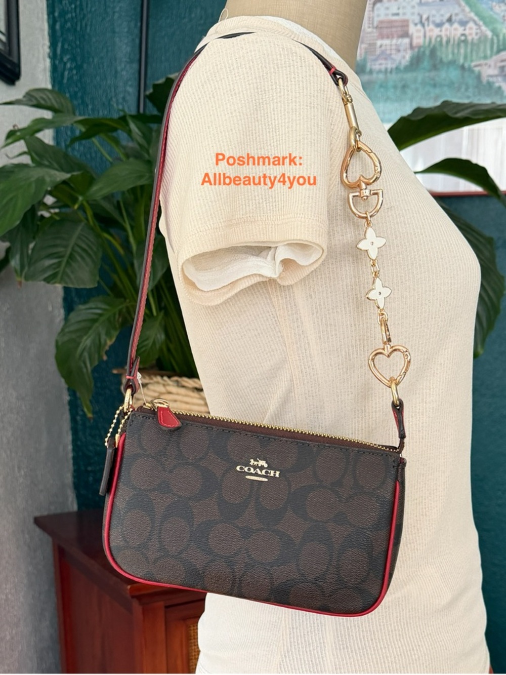 NWT COACH Nolita 19 in Signature Canvas with Extension strap